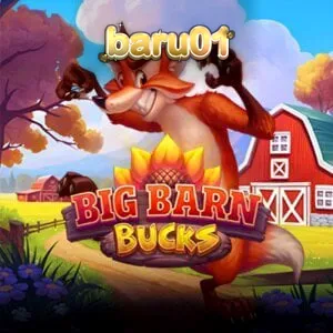 Tampilan visual slot Big Barn Bucks dengan tema peternakan yang ceria